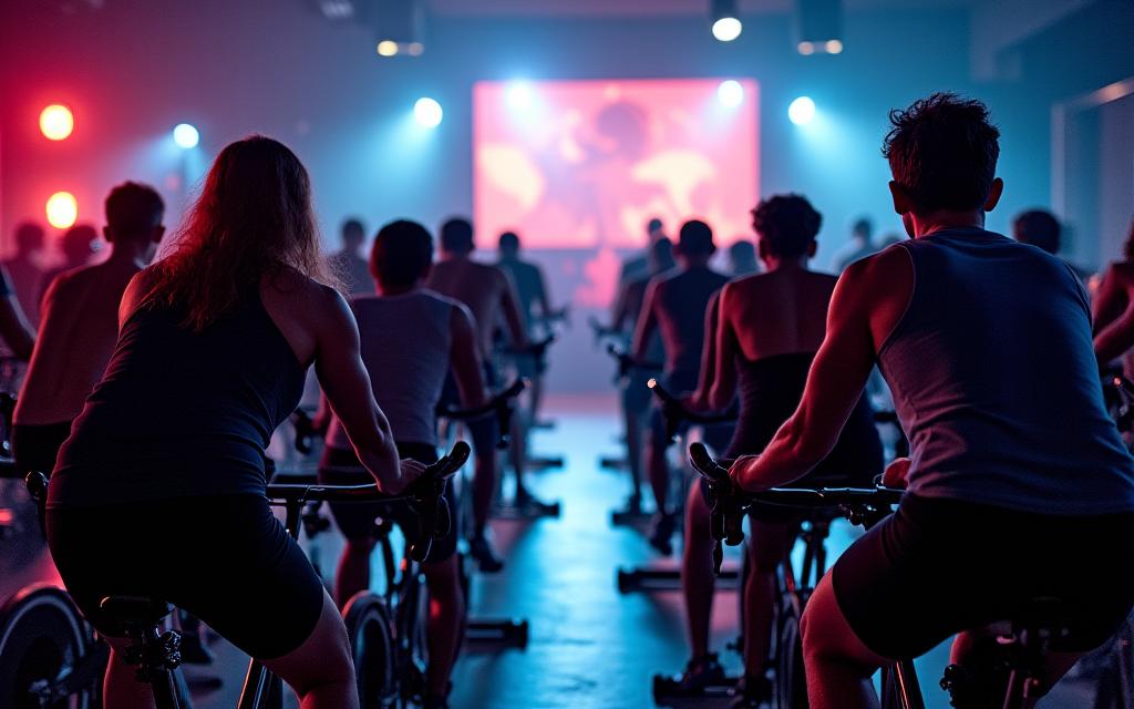Spinning indoor cycling VulcanoFit